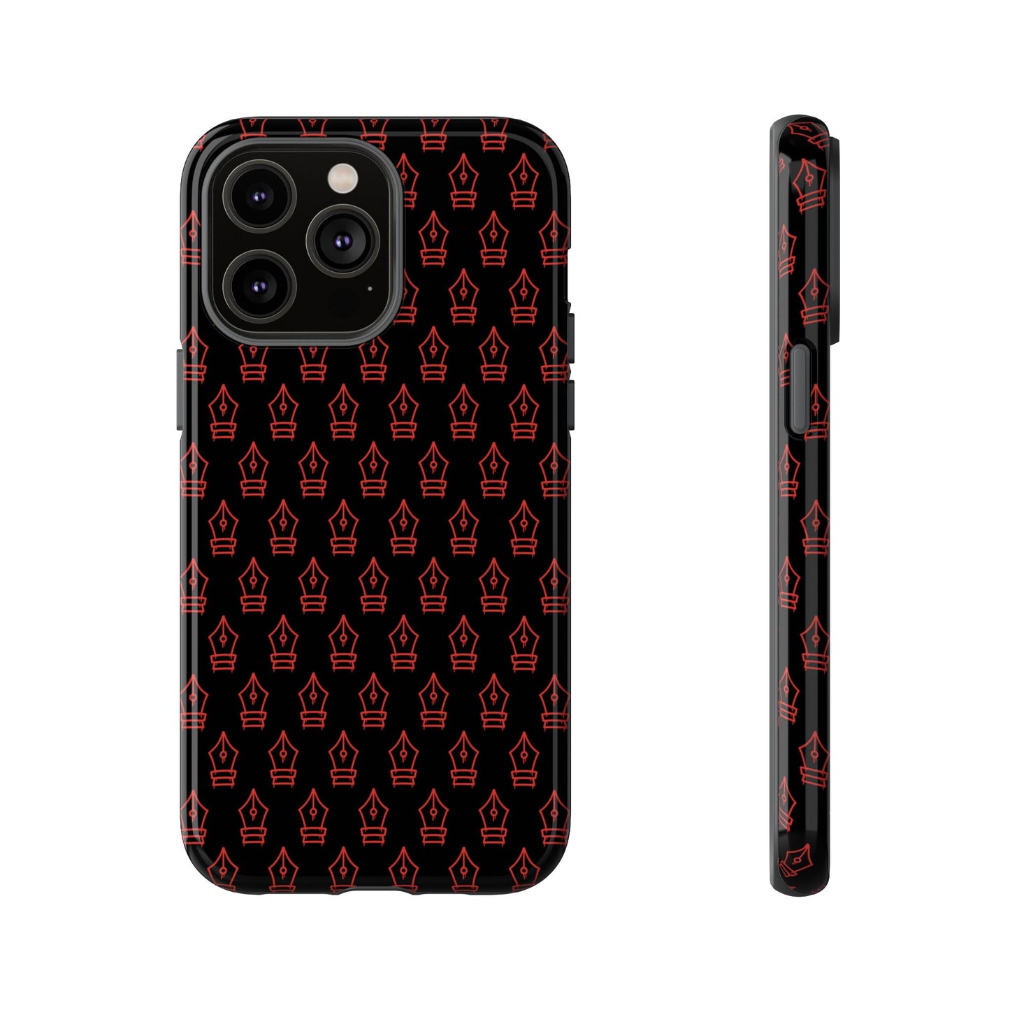 Inked Legacy Pattern Tough Case – Red Script Edition
