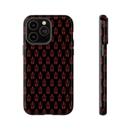 Inked Legacy Pattern Tough Case – Red Script Edition