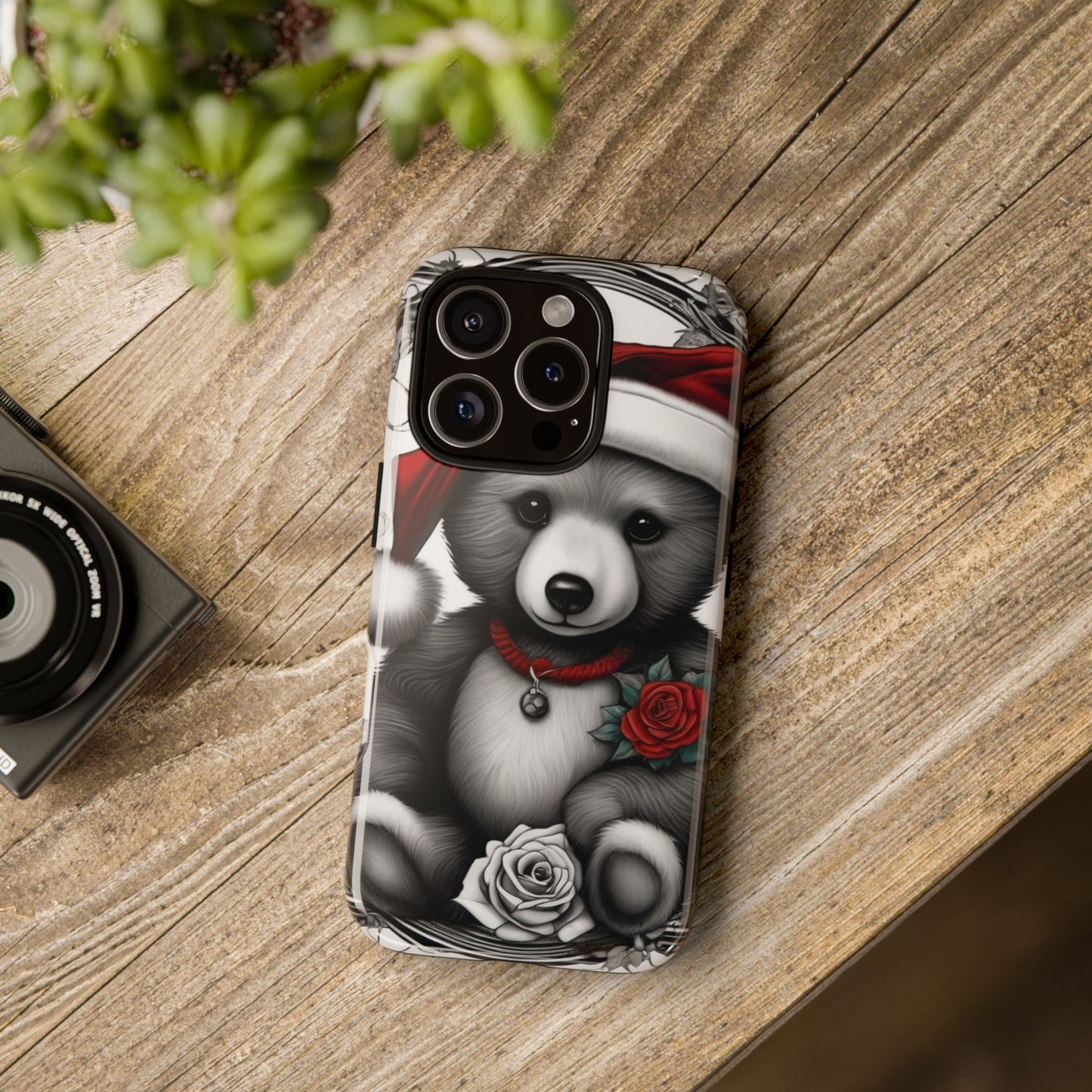 Frost Bear Tough Case – Holiday Rose Edition