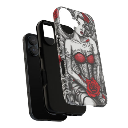 Scarlet Siren Tough Case – Rose Tattoo Edition