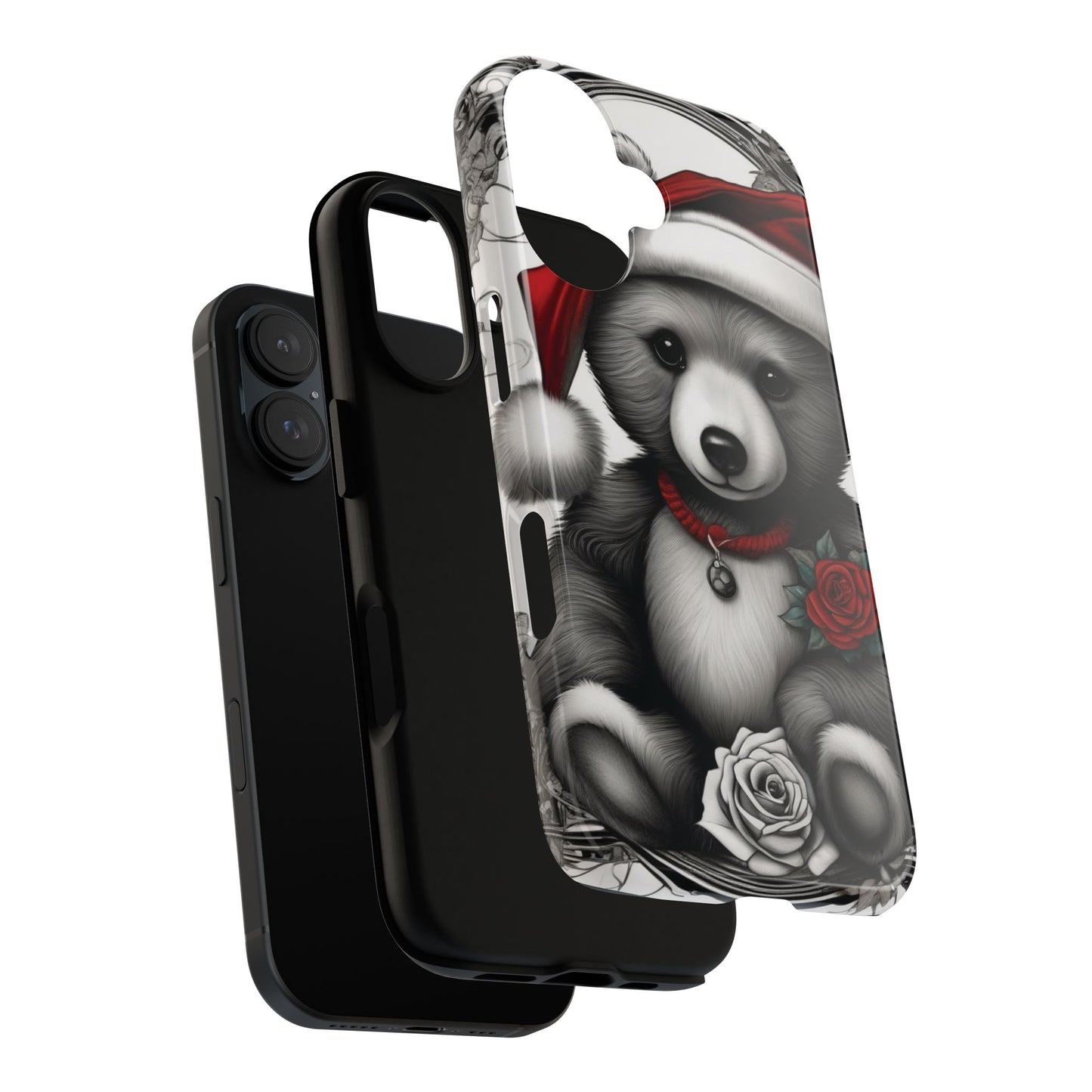 Frost Bear Tough Case – Holiday Rose Edition