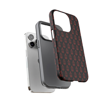 Inked Legacy Pattern Tough Case – Red Script Edition