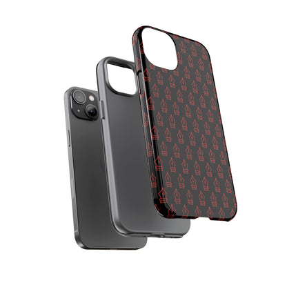 Inked Legacy Pattern Tough Case – Red Script Edition