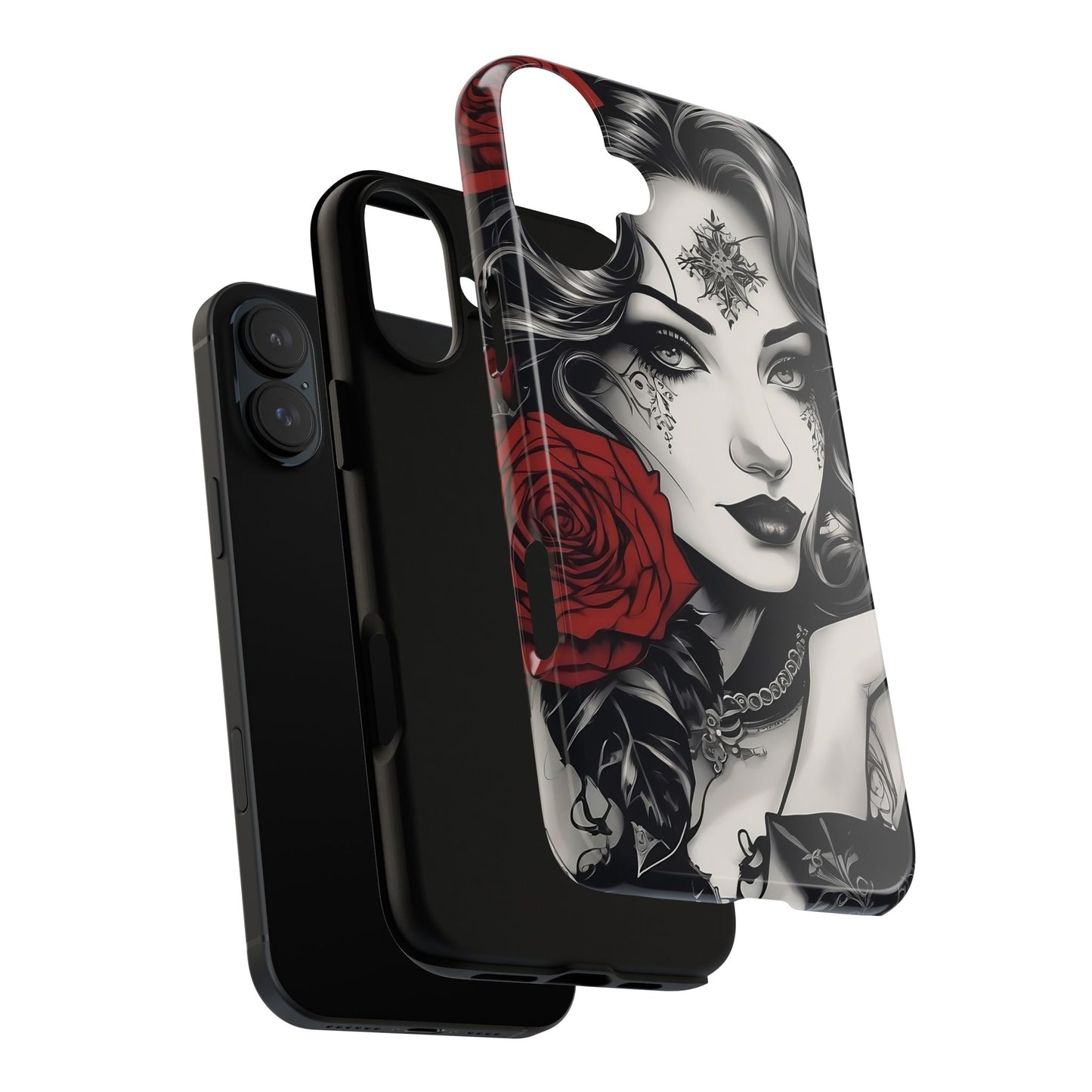 Crimson Muse Tough Case – Rose Ink Edition