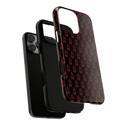 Inked Legacy Pattern Tough Case – Red Script Edition