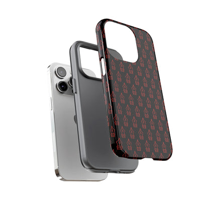 Inked Legacy Pattern Tough Case – Red Script Edition