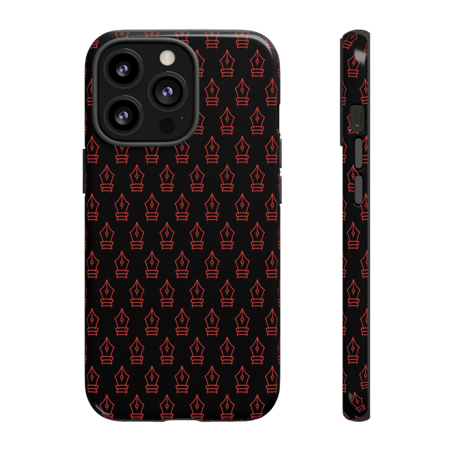Inked Legacy Pattern Tough Case – Red Script Edition
