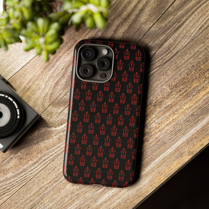 Inked Legacy Pattern Tough Case – Red Script Edition