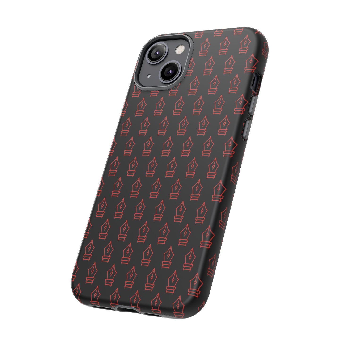 Inked Legacy Pattern Tough Case – Red Script Edition