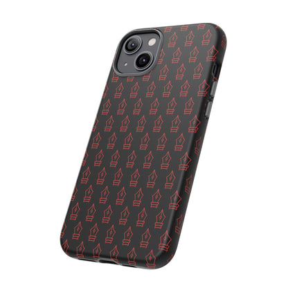 Inked Legacy Pattern Tough Case – Red Script Edition