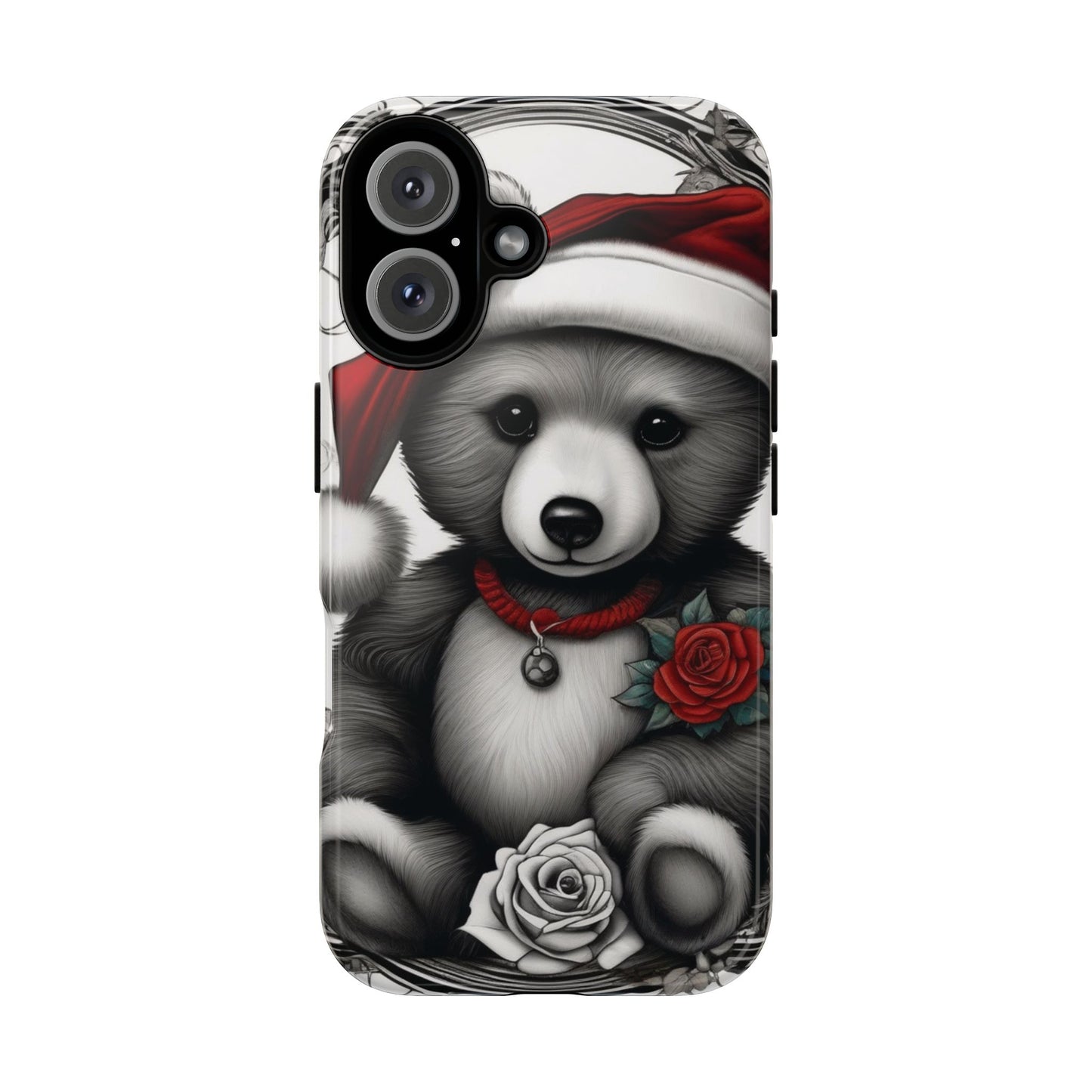 Frost Bear Tough Case – Holiday Rose Edition