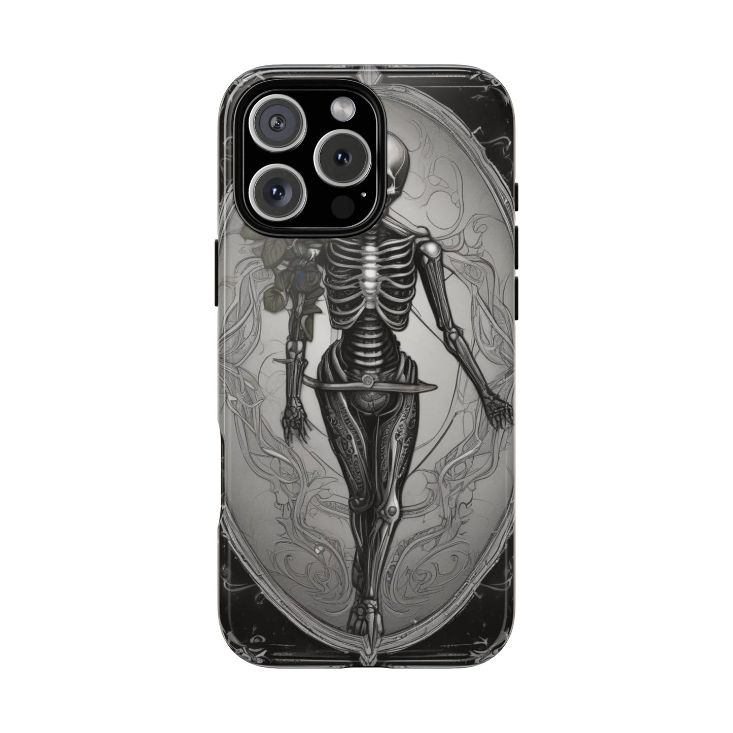 Eternal Bloom Tough Case – Skeleton Rose Edition