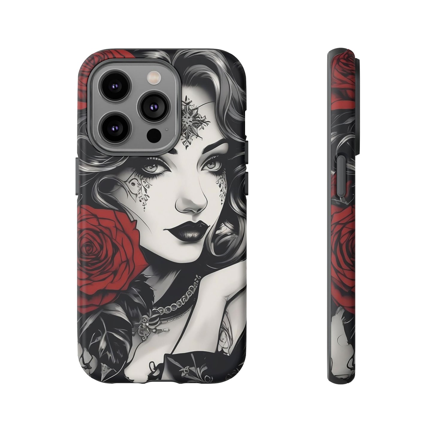 Crimson Muse Tough Case – Rose Ink Edition