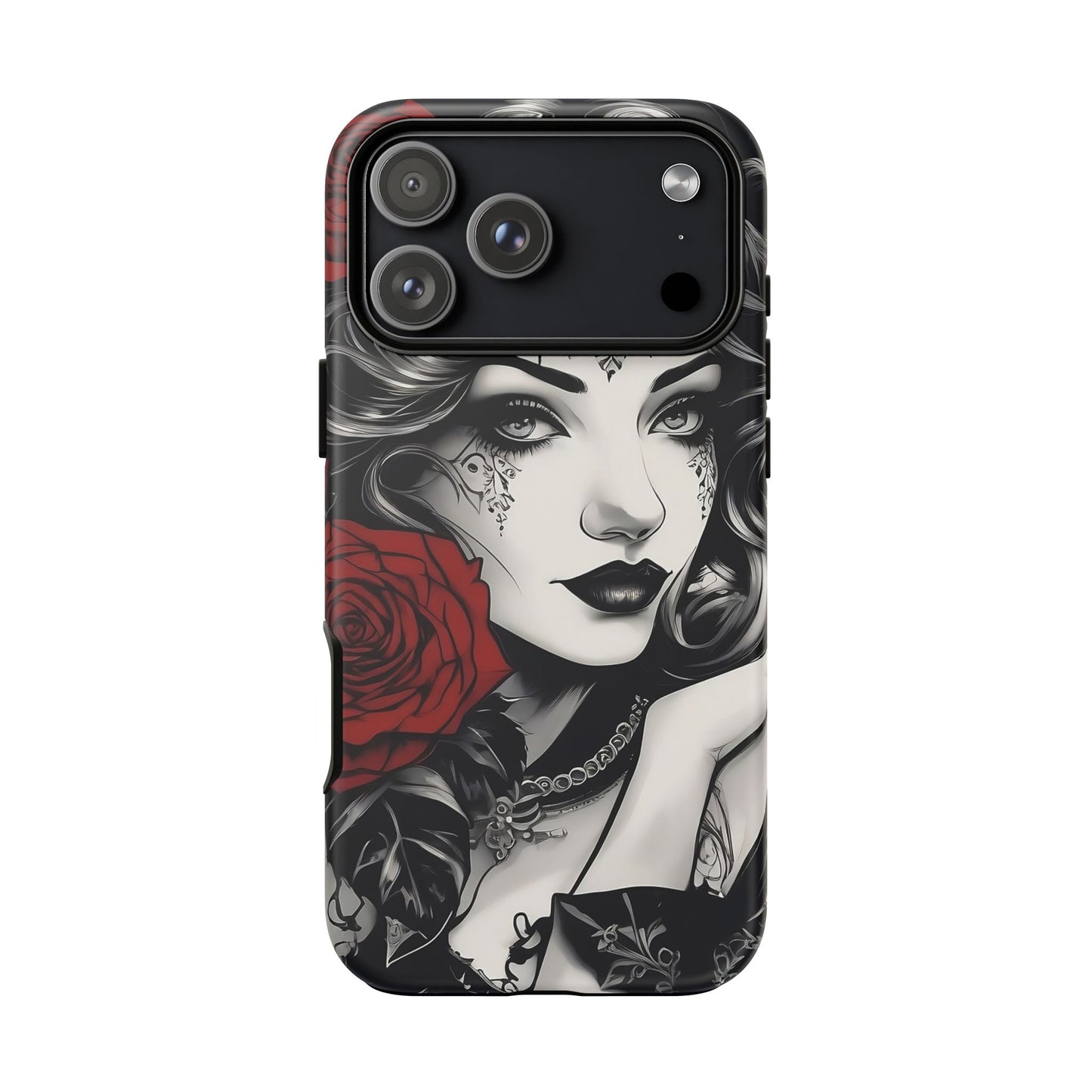 Crimson Muse Tough Case – Rose Ink Edition