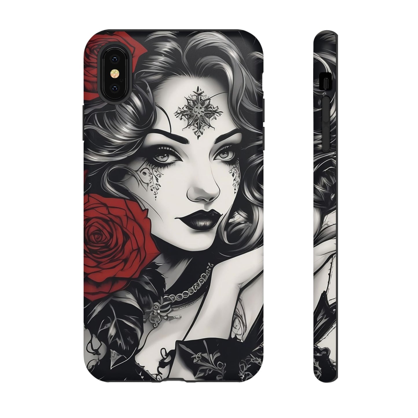 Crimson Muse Tough Case – Rose Ink Edition