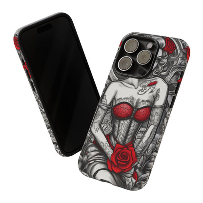 Scarlet Siren Tough Case – Rose Tattoo Edition
