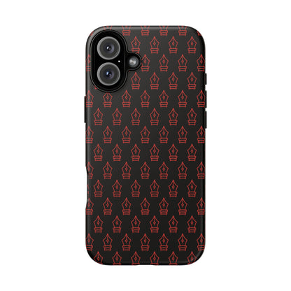 Inked Legacy Pattern Tough Case – Red Script Edition