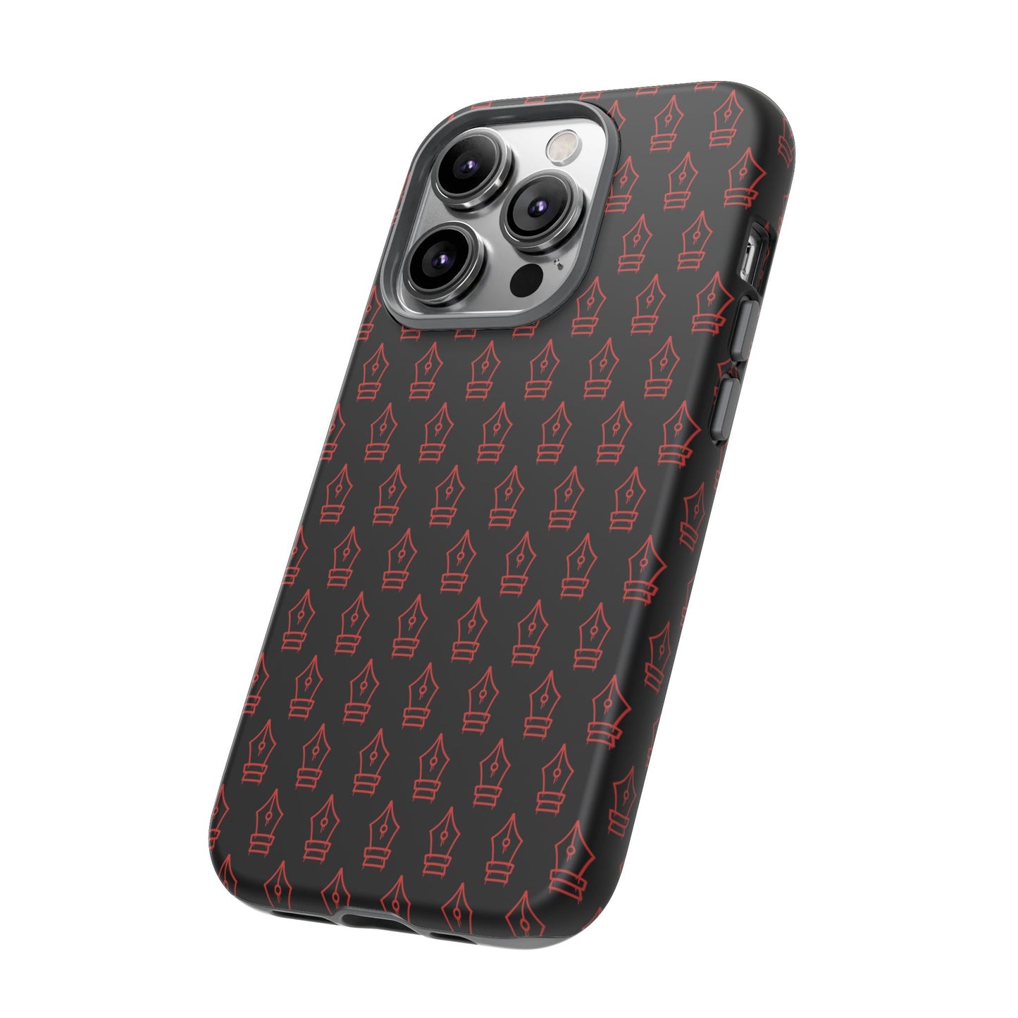 Inked Legacy Pattern Tough Case – Red Script Edition