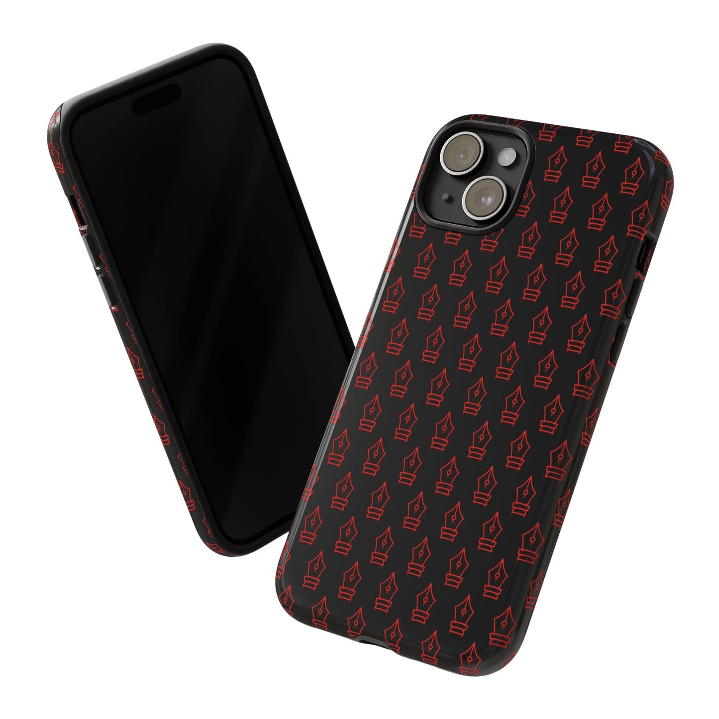 Inked Legacy Pattern Tough Case – Red Script Edition