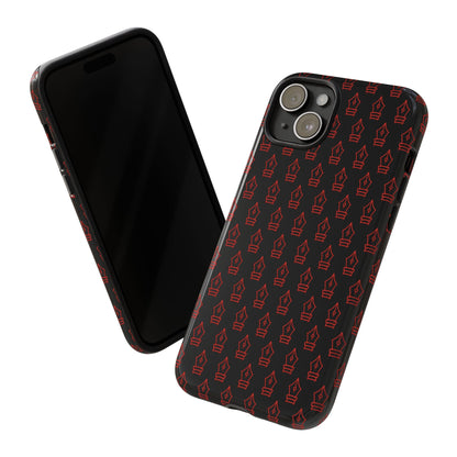 Inked Legacy Pattern Tough Case – Red Script Edition