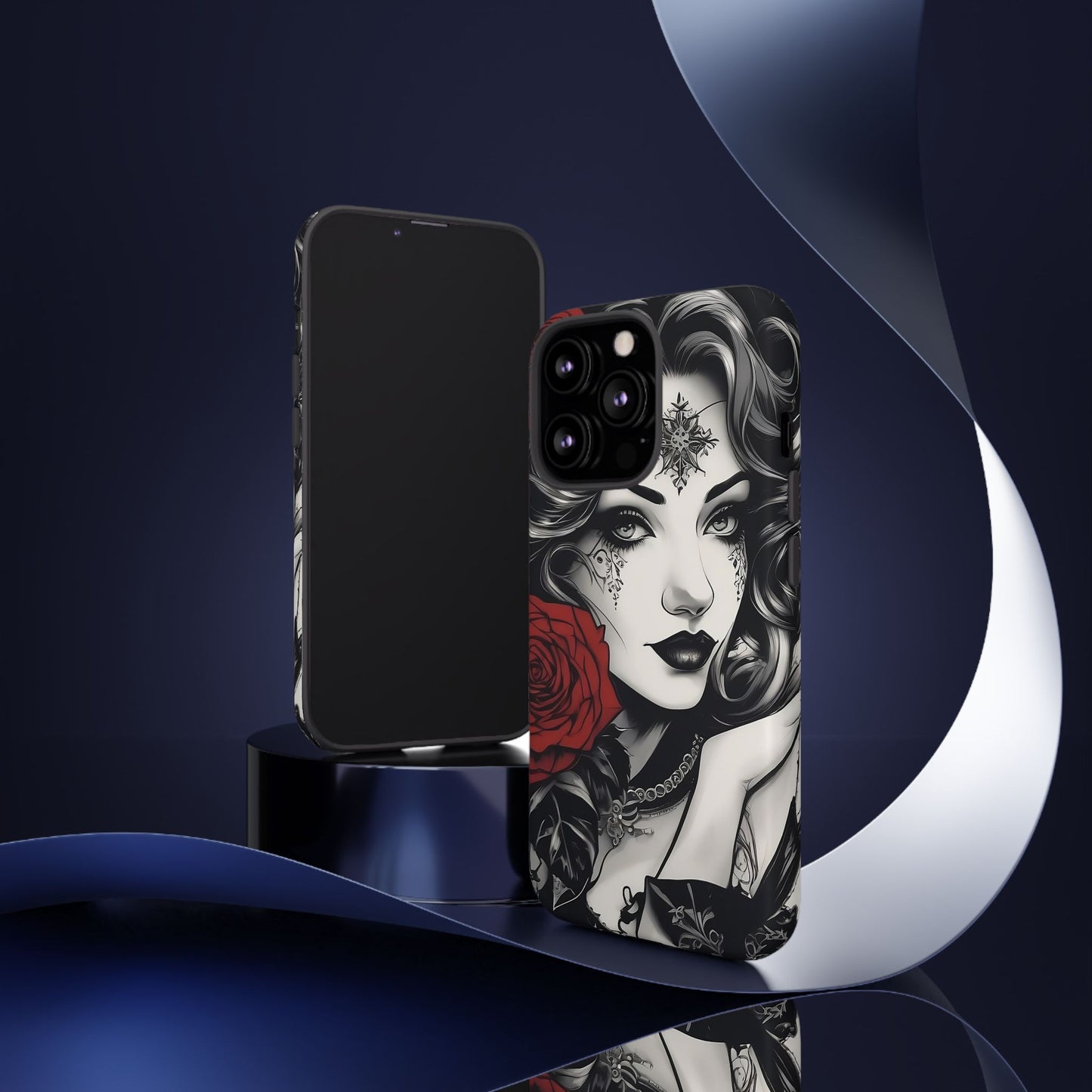 Crimson Muse Tough Case – Rose Ink Edition