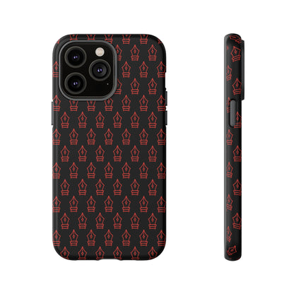 Inked Legacy Pattern Tough Case – Red Script Edition