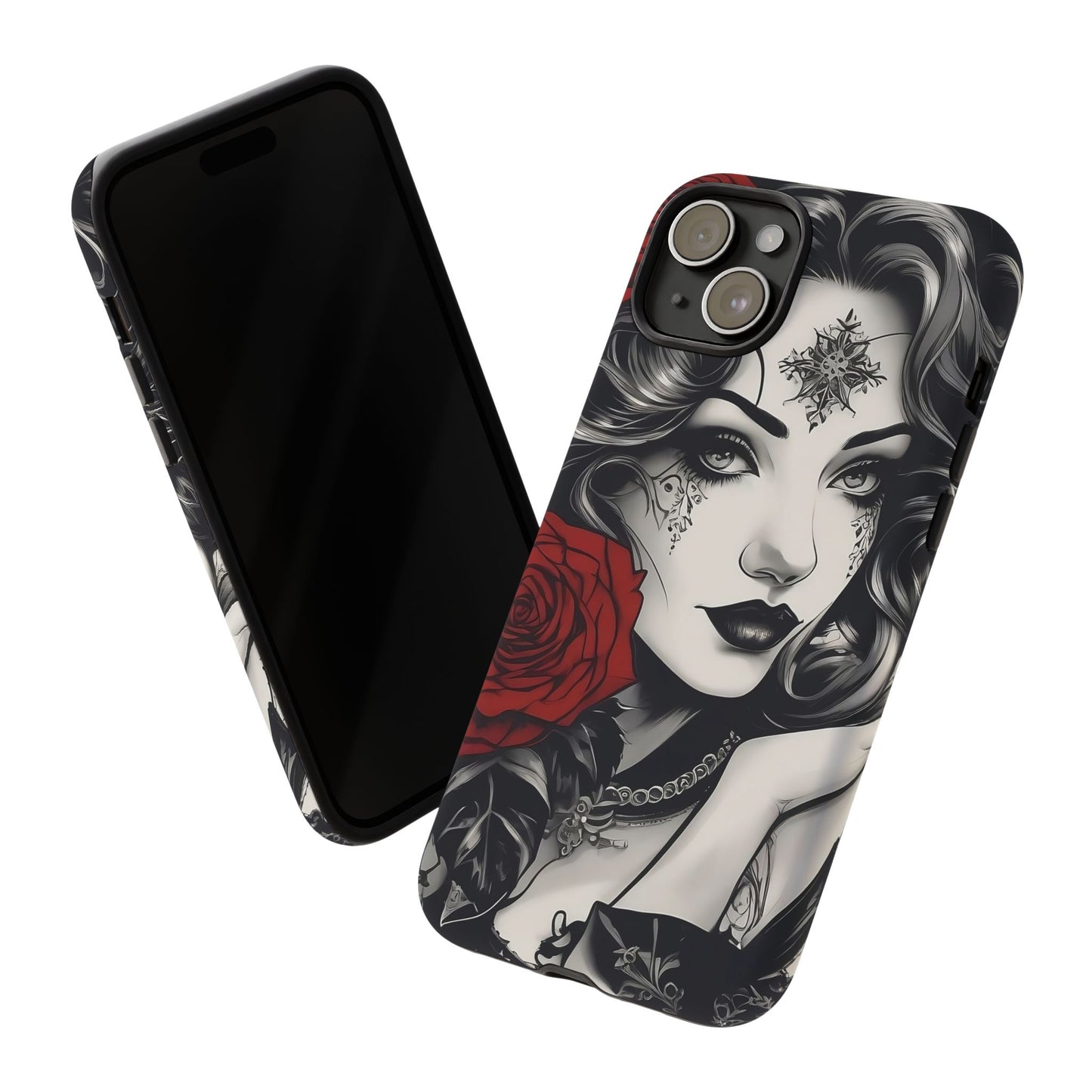 Crimson Muse Tough Case – Rose Ink Edition