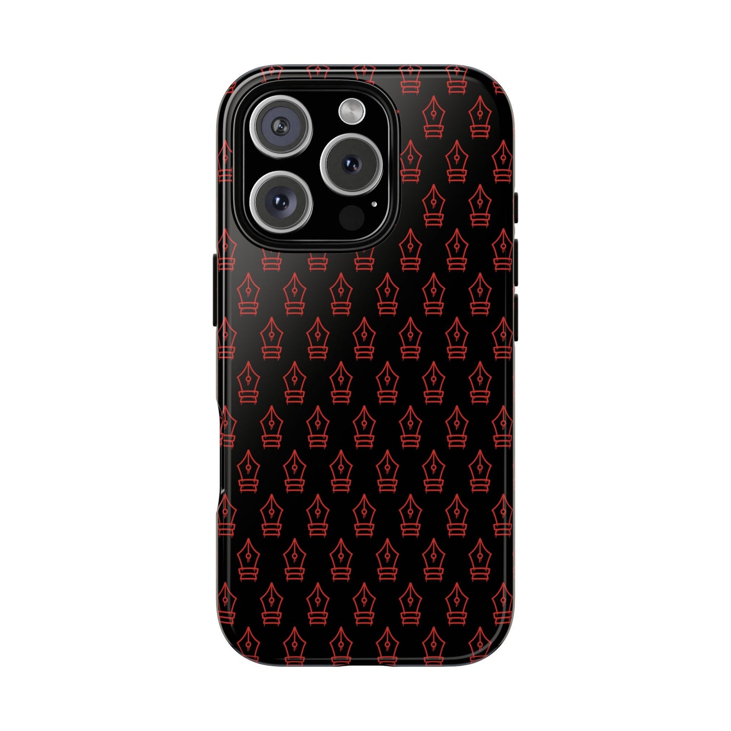Inked Legacy Pattern Tough Case – Red Script Edition