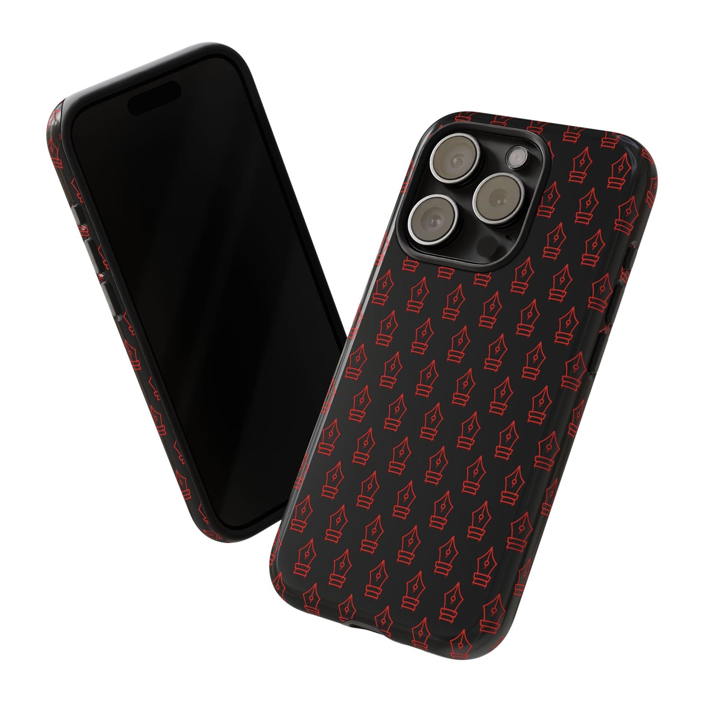 Inked Legacy Pattern Tough Case – Red Script Edition