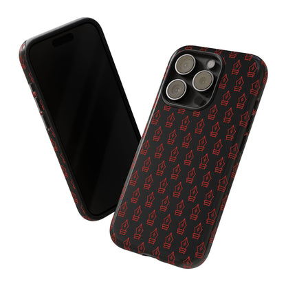 Inked Legacy Pattern Tough Case – Red Script Edition