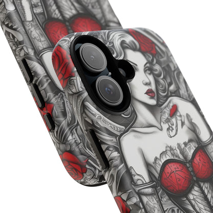 Scarlet Siren Tough Case – Rose Tattoo Edition