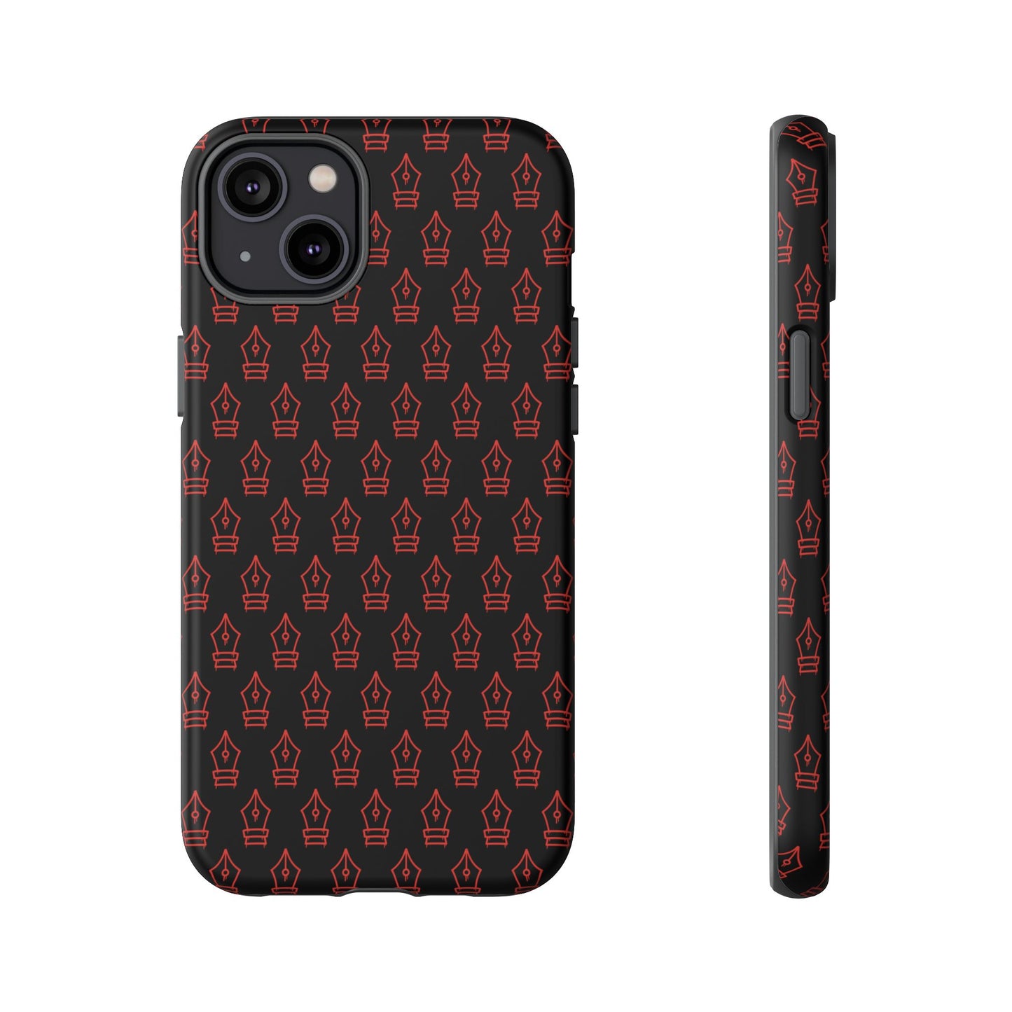 Inked Legacy Pattern Tough Case – Red Script Edition