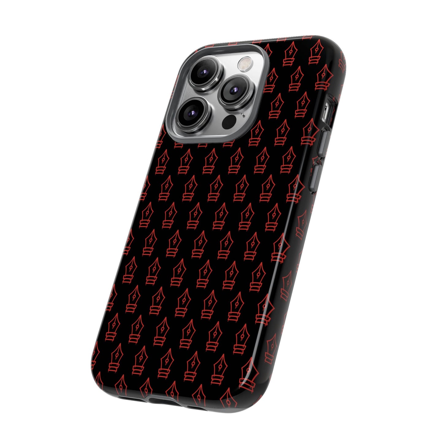 Inked Legacy Pattern Tough Case – Red Script Edition