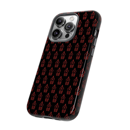 Inked Legacy Pattern Tough Case – Red Script Edition