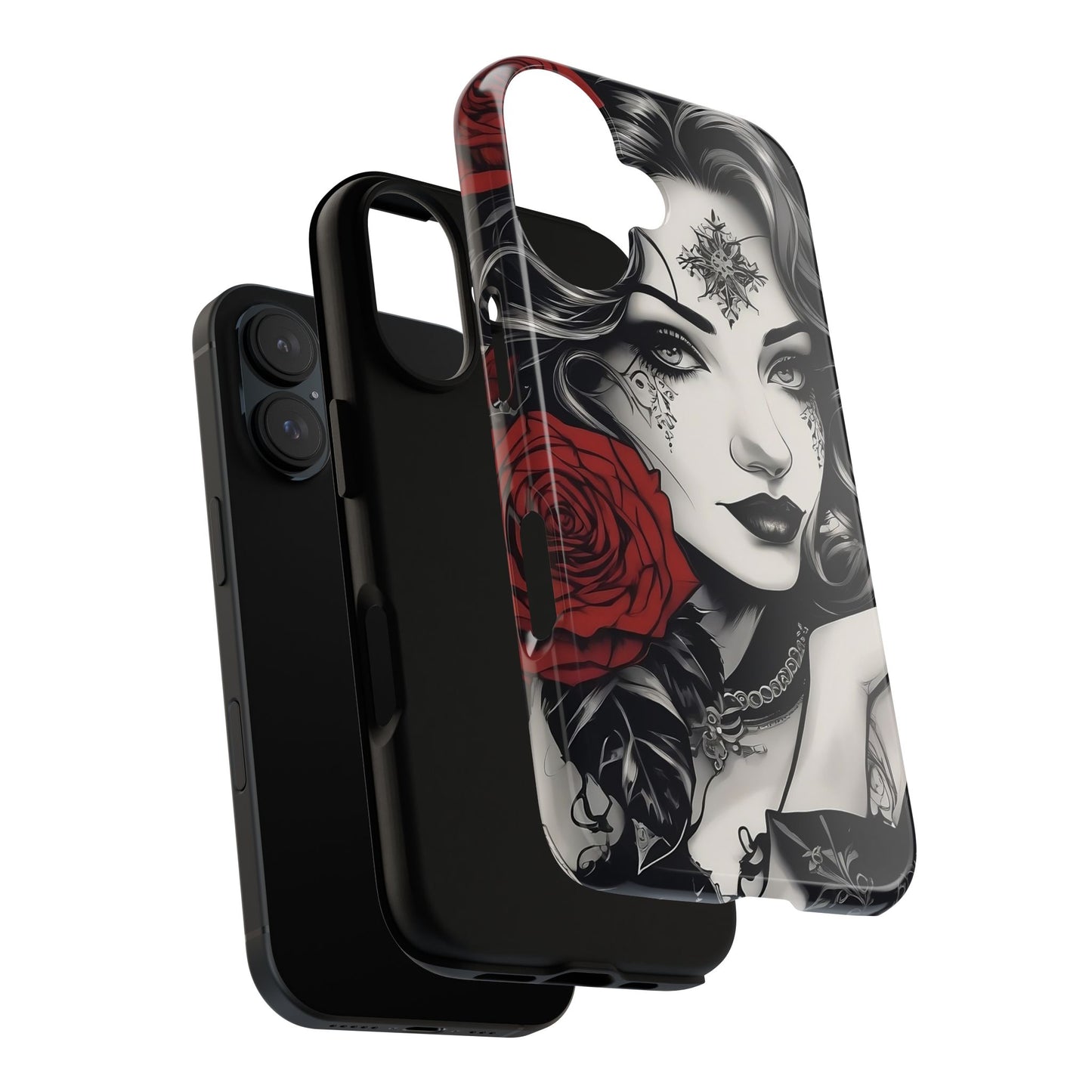 Crimson Muse Tough Case – Rose Ink Edition