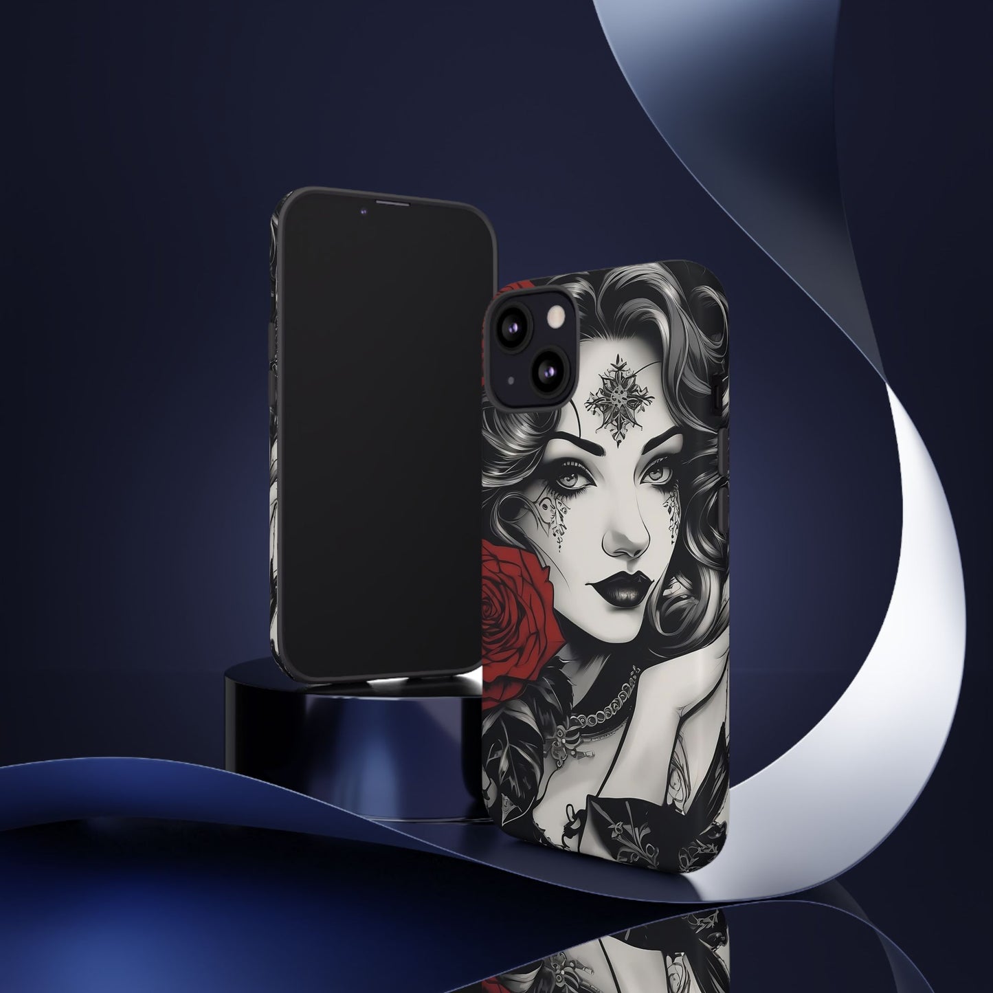 Crimson Muse Tough Case – Rose Ink Edition