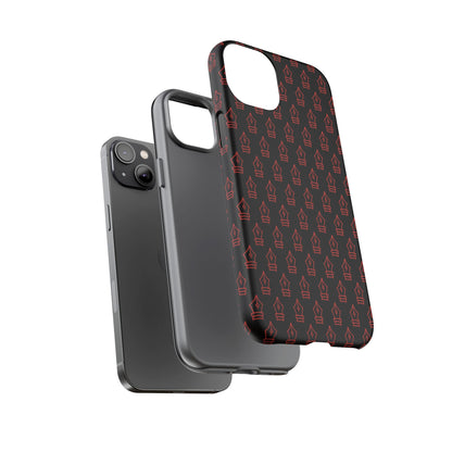 Inked Legacy Pattern Tough Case – Red Script Edition