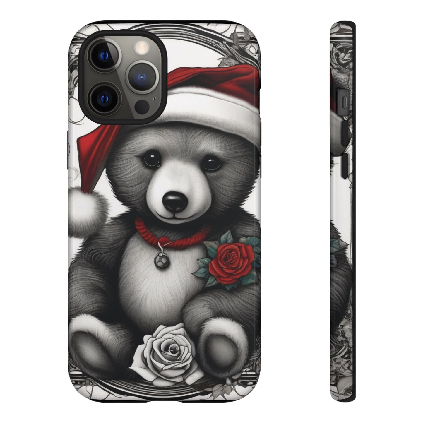 Frost Bear Tough Case – Holiday Rose Edition