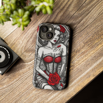 Scarlet Siren Tough Case – Rose Tattoo Edition