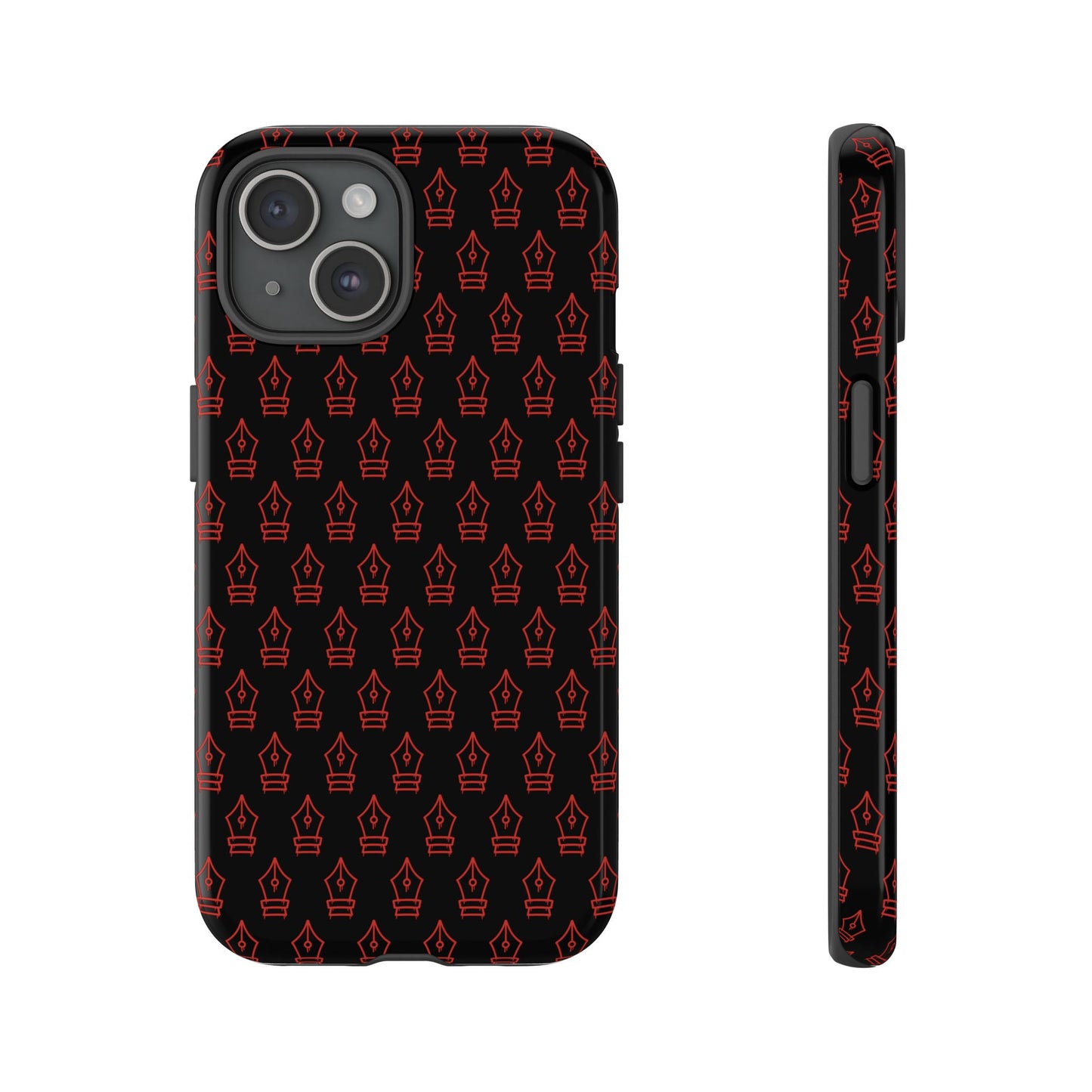 Inked Legacy Pattern Tough Case – Red Script Edition