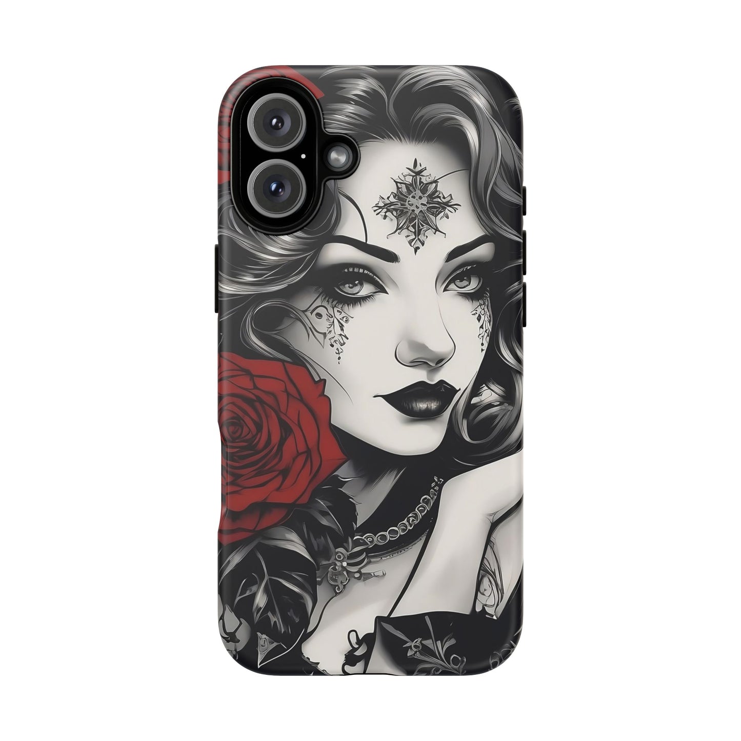 Crimson Muse Tough Case – Rose Ink Edition