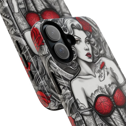 Scarlet Siren Tough Case – Rose Tattoo Edition