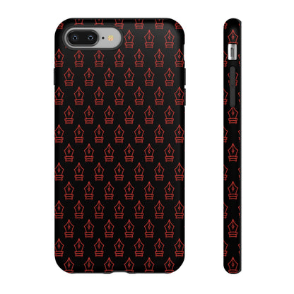 Inked Legacy Pattern Tough Case – Red Script Edition