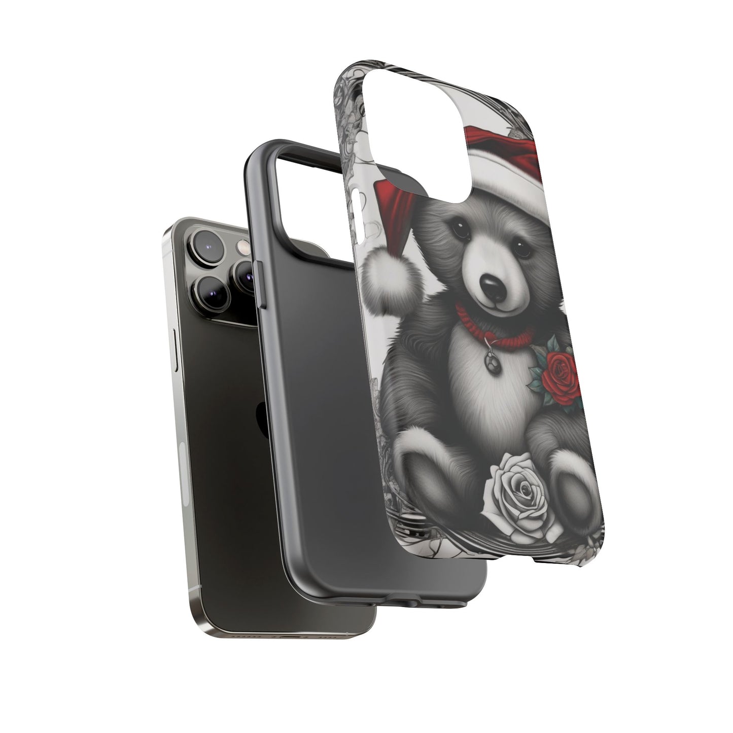 Frost Bear Tough Case – Holiday Rose Edition