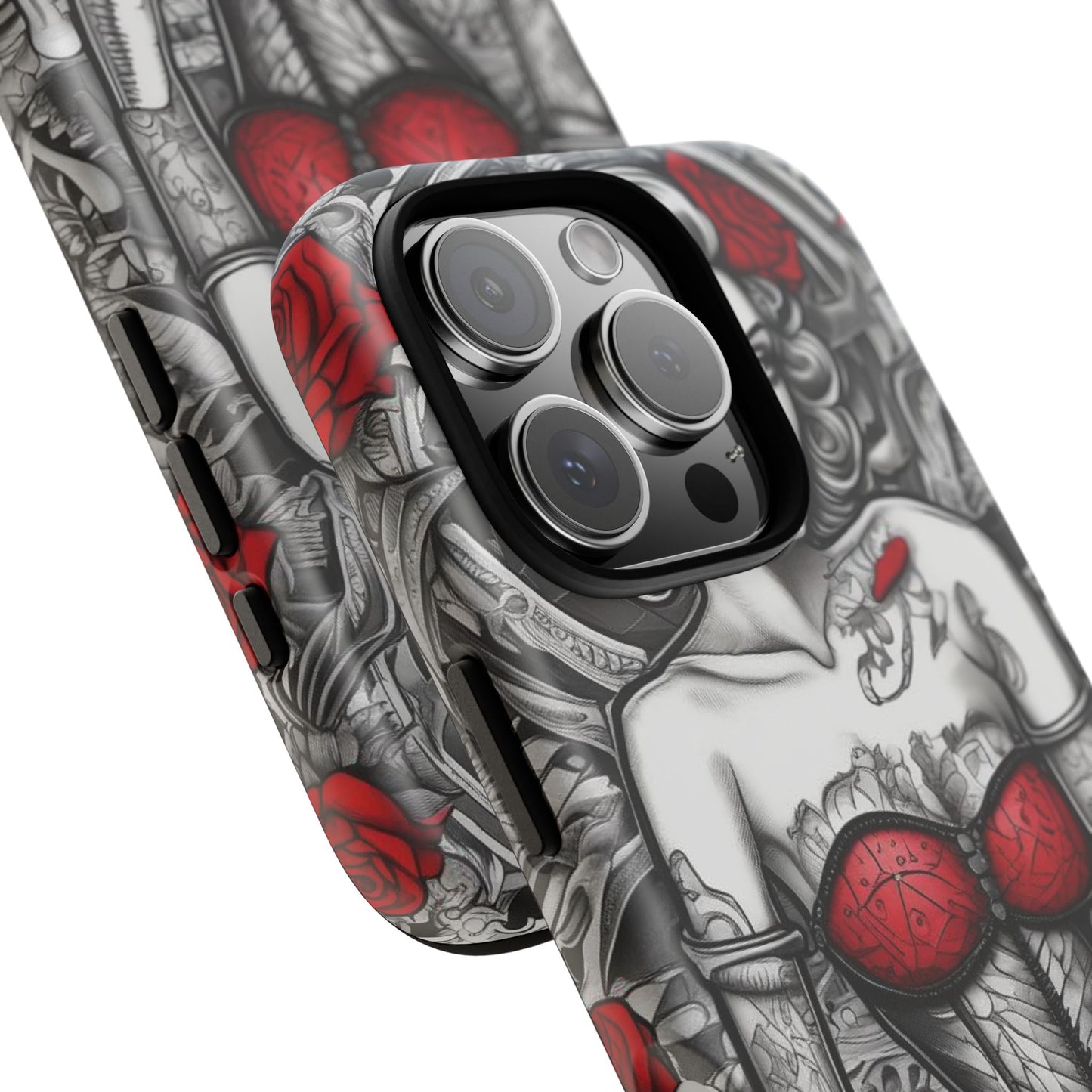 Scarlet Siren Tough Case – Rose Tattoo Edition