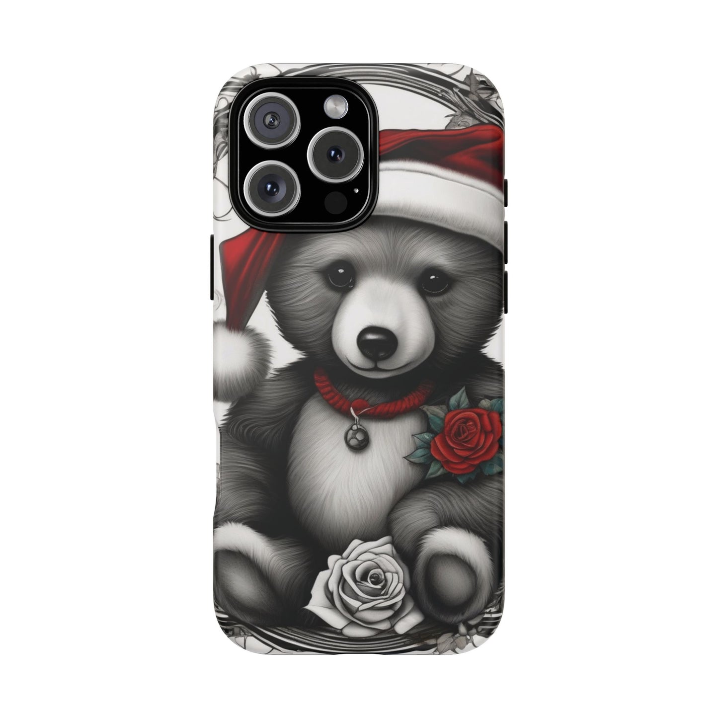 Frost Bear Tough Case – Holiday Rose Edition