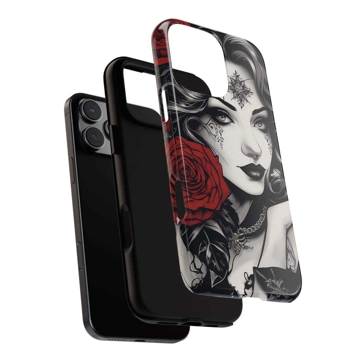 Crimson Muse Tough Case – Rose Ink Edition