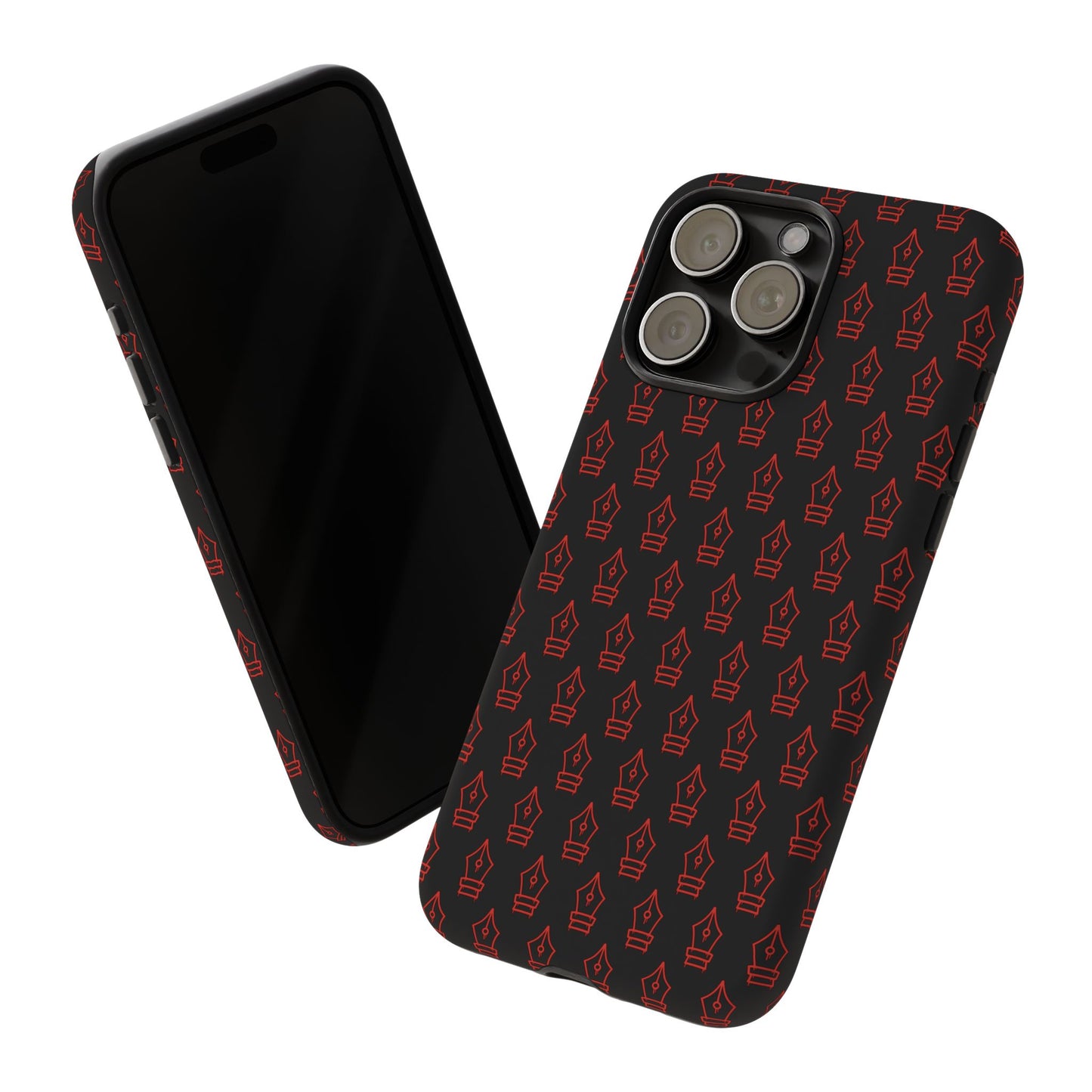 Inked Legacy Pattern Tough Case – Red Script Edition