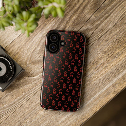 Inked Legacy Pattern Tough Case – Red Script Edition