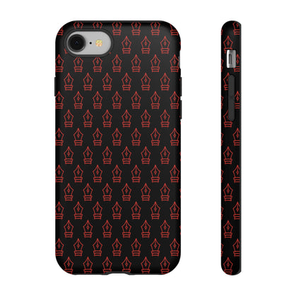 Inked Legacy Pattern Tough Case – Red Script Edition